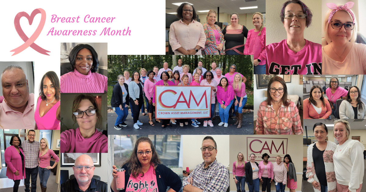 Breast Cancer Awareness Month by Crown Asset Management