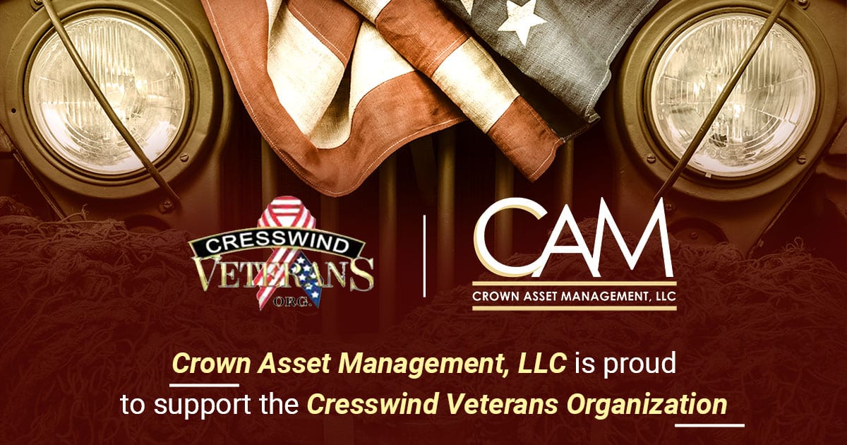 Crown Asset Management, LLC is proud to support the Cresswind Veterans Organization
