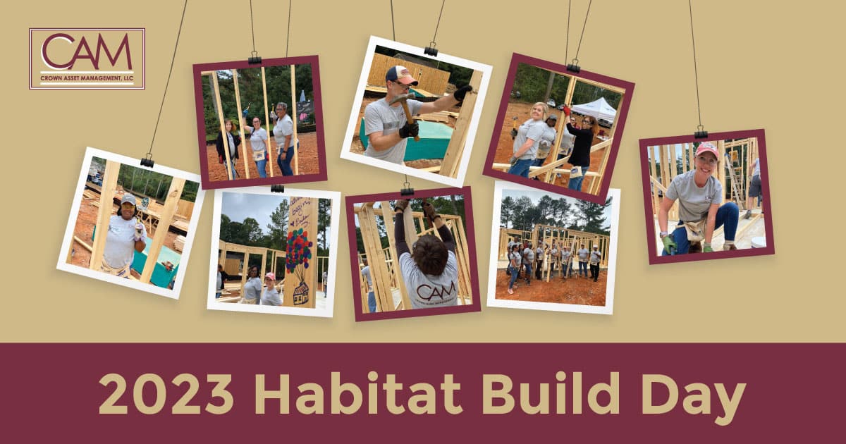 Habitat For Humanity Build Day Crown Asset Management Team